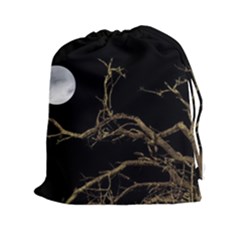 Nature Dark Scene Drawstring Pouches (xxl) by dflcprints