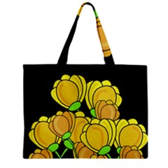 Yellow Tulips Zipper Mini Tote Bag