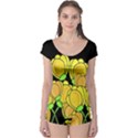 Yellow tulips Boyleg Leotard  View1