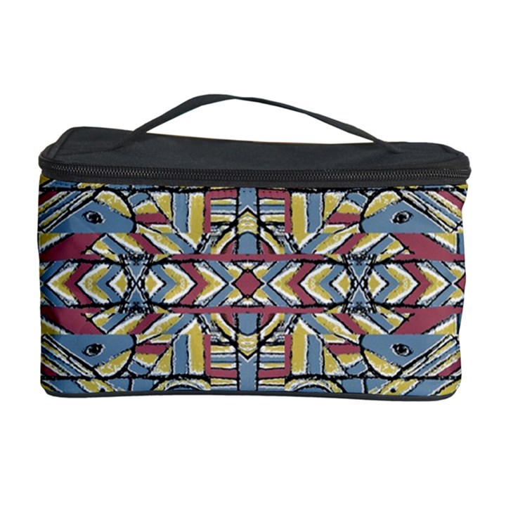 Multicolor Abstract Cosmetic Storage Case