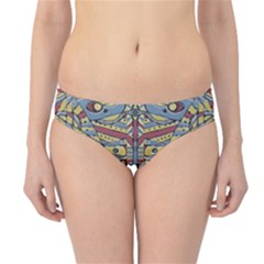 Multicolor Abstract Hipster Bikini Bottoms