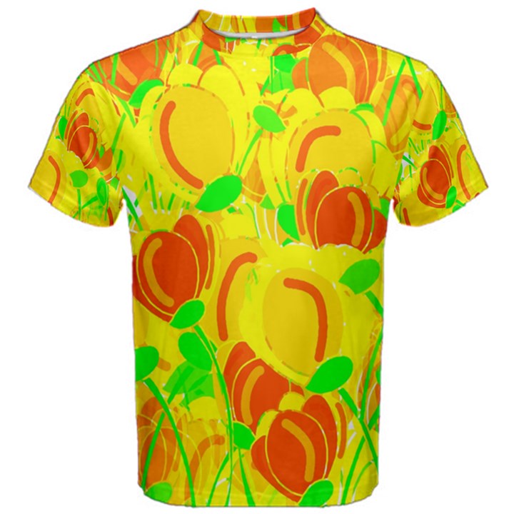 Yellow garden Men s Cotton Tee