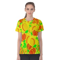 Yellow Garden Women s Cotton Tee