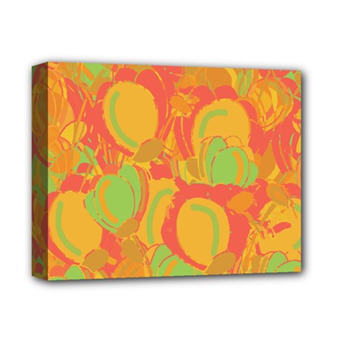 Orange Garden Deluxe Canvas 14  X 11  by Valentinaart