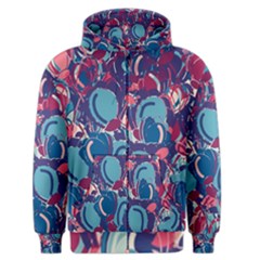 Blue Garden Men s Zipper Hoodie