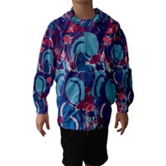 Blue Garden Hooded Wind Breaker (kids) by Valentinaart