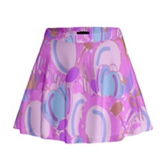 Pink Garden Mini Flare Skirt