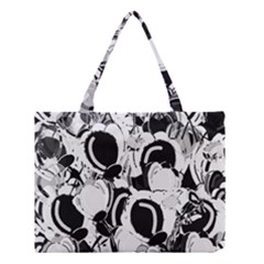 Black And White Garden Medium Tote Bag