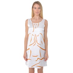 Budda Design Sleeveless Satin Nightdress