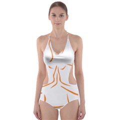 Budda Design Cut-out One Piece Swimsuit