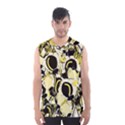 Yellow abstract garden Men s Basketball Tank Top View1