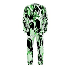 Green Abstract Garden Onepiece Jumpsuit (kids)