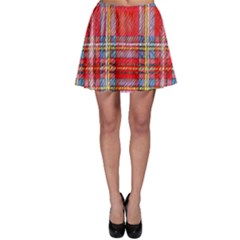 Checkered Design Skater Skirt