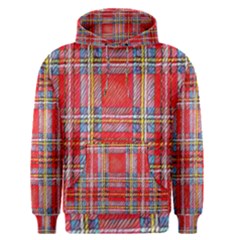 Checkered Design Men s Pullover Hoodie by GabriellaDavid