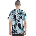 Blue abstract  garden Men s Sport Mesh Tee View2