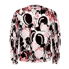 Pink Abstract Garden Men s Sweatshirt