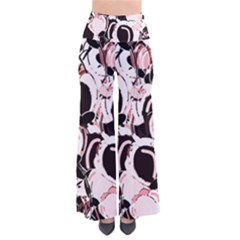 Pink Abstract Garden Pants by Valentinaart