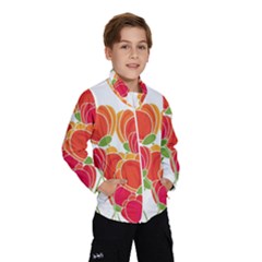 Orange Flowers  Wind Breaker (kids)