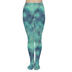 Nebulae (cyan) Tights by Intasiad