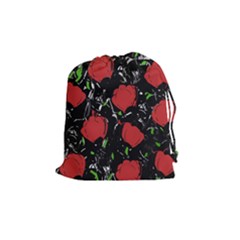 Red Roses Drawstring Pouches (medium) 