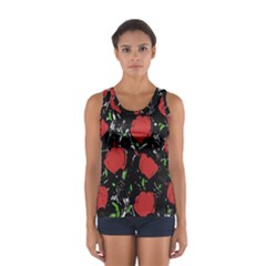 Red Roses Women s Sport Tank Top 