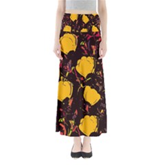 Yellow Roses  Maxi Skirts by Valentinaart