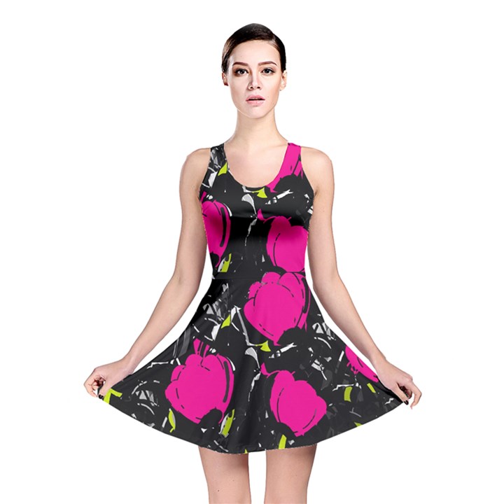 Pink roses  Reversible Skater Dress