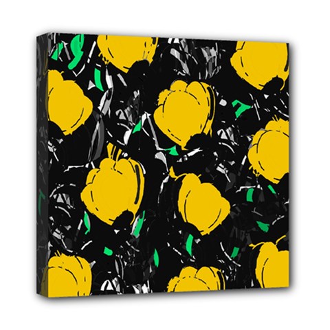 Yellow Roses 2 Mini Canvas 8  X 8 