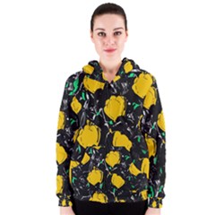 Yellow Roses 2 Women s Zipper Hoodie