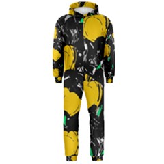 Yellow Roses 2 Hooded Jumpsuit (men)  by Valentinaart