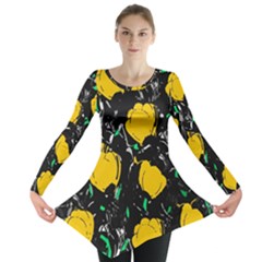 Yellow Roses 2 Long Sleeve Tunic 