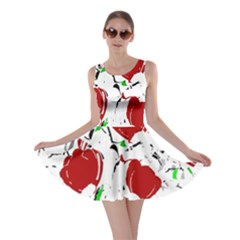 Red Roses 2 Skater Dress by Valentinaart