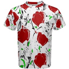 Red Roses 2 Men s Cotton Tee