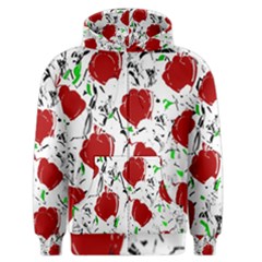 Red Roses 2 Men s Zipper Hoodie