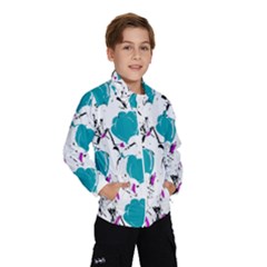 Cyan Roses Wind Breaker (kids)