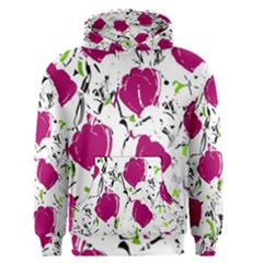 Magenta Roses Men s Pullover Hoodie