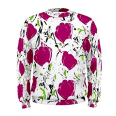 Magenta Roses Men s Sweatshirt