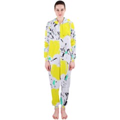 Yellow Roses 2 Hooded Jumpsuit (ladies) 