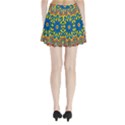 Yellow Flower Mandala Pleated Mini Skirt View2