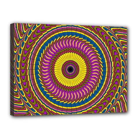 Ornament Mandala Canvas 16  X 12 