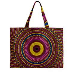 Ornament Mandala Zipper Mini Tote Bag