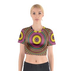 Ornament Mandala Cotton Crop Top