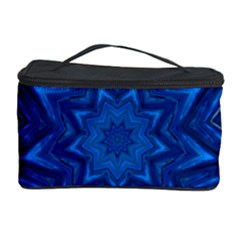 Blue Blossom Mandala Cosmetic Storage Case by designworld65