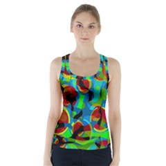 Colorful Smoothie  Racer Back Sports Top by Valentinaart