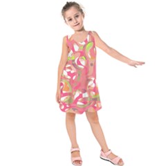 Pink Smoothie  Kids  Sleeveless Dress