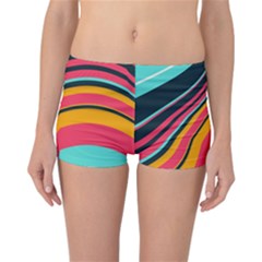 Bent Waves                Reversible Boyleg Bikini Bottoms by LalyLauraFLM