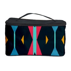 Triangles Stripes And Other Shapes                                                                                                         Cosmetic Storage Case by LalyLauraFLM