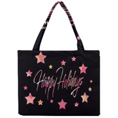 Happy Holidays 3 Mini Tote Bag by Valentinaart