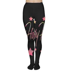 Happy Holidays 3 Women s Tights by Valentinaart