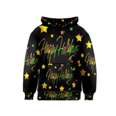 Happy Holidays 4 Kids  Pullover Hoodie by Valentinaart